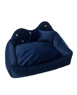 GO GIFT Prince granatowe XL - legowisko dla zwierząt - 60 x 45 x 10 cm