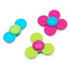 Wirujące Przyssawki Fat Brain Toys Whirly Squigz. Zabawka rozwijająca sprawność ruchową - 3szt.