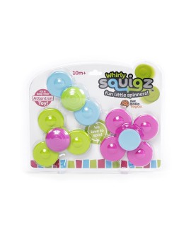 Wirujące Przyssawki Fat Brain Toys Whirly Squigz. Zabawka rozwijająca sprawność ruchową - 3szt.