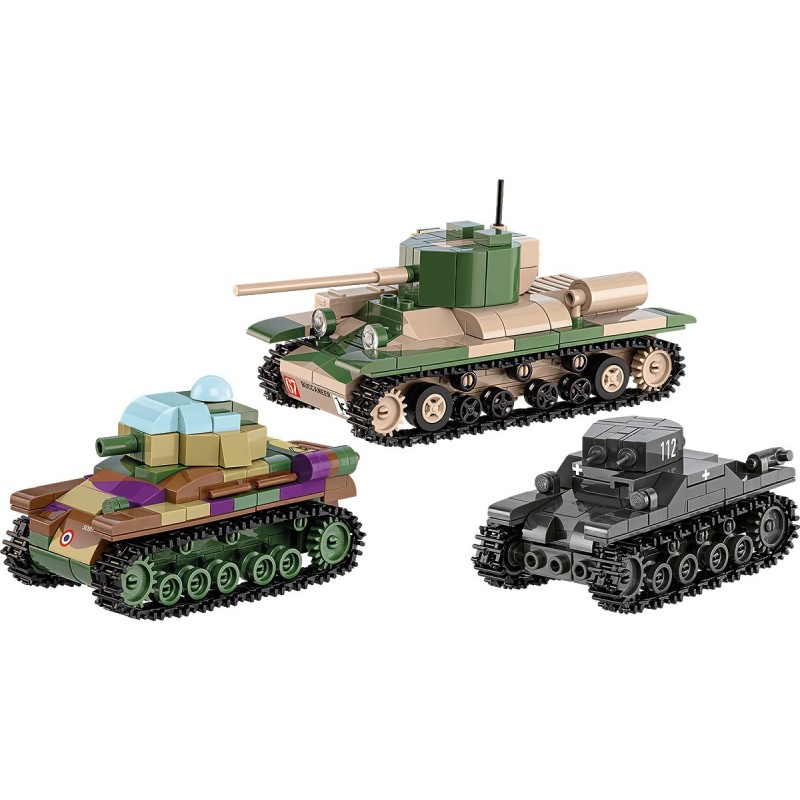 COBI Renault R35 - Valentine IX - Panzer I