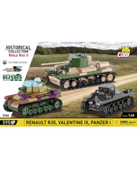 COBI Renault R35 - Valentine IX - Panzer I