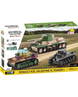 COBI Renault R35 - Valentine IX - Panzer I