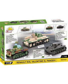 COBI Renault R35 - Valentine IX - Panzer I