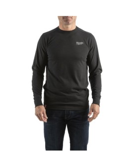 MILWAUKEE T-SHIRT Z DŁUGIM RĘKAWEM - CZARNY HTLSBL-M