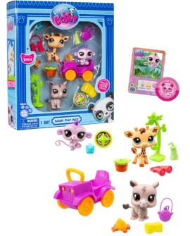 Littlest Pet Shop Zestaw Safari 3 figurki