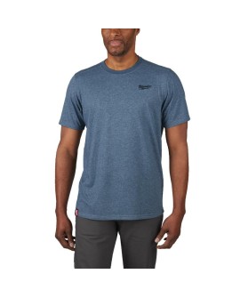 MILWAUKEE T-SHIRT Z KRÓTKIM RĘKAWEM - NIEBIESKI HTSSBLU-XL