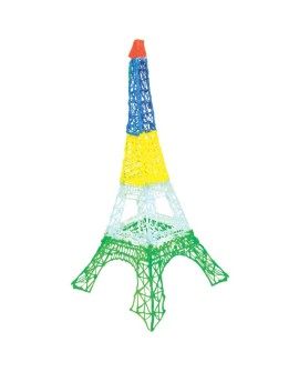 3DOODLER START FILAMENT ECO 2.5MM, 250 SZTUK, 5 KOLORÓW (BIAŁ/MIĘT/ŻÓŁ/POM/RÓŻ), FIRE AND ICE, 3DS-ECO-MIX1-250