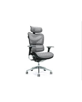 Ergonomiczny fotel biurowy ERGO 700 szary