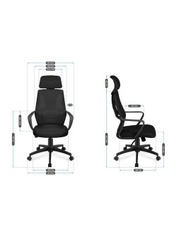 Fotel biurowy MA-Manager 2.8 blue