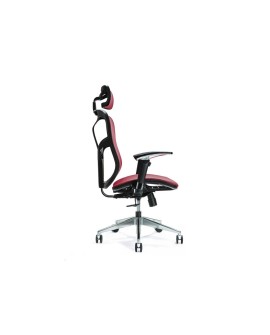 Ergonomiczny fotel biurowy ERGO 500 czerwony