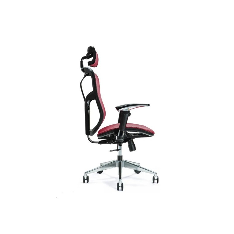 Ergonomiczny fotel biurowy ERGO 500 czerwony