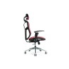 Ergonomiczny fotel biurowy ERGO 500 czerwony
