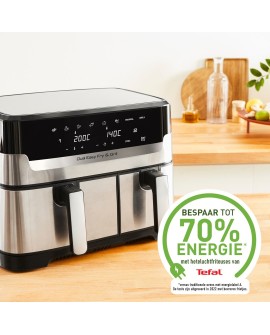 Frytkownica beztłuszczowa TEFAL DualEasy EY905D10