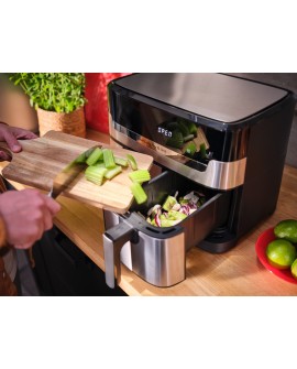 Frytkownica beztłuszczowa TEFAL DualEasy EY905D10