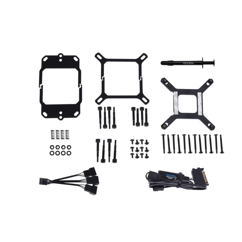 Alphacool 11999 system chłodzenia komputerów Procesor Chłodnica powietrza 12 cm Czarny 1 szt.