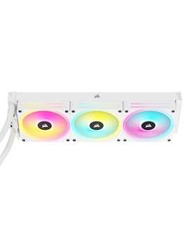 Corsair H150I Procesor Liquid cooling kit 12 cm Biały