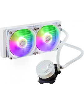 COOLER MASTER CHŁODZENIE WODNE CPU MASTERLIQUID 240L CORE ARGB BIAŁE MLW-D24M-A18PZ-RW