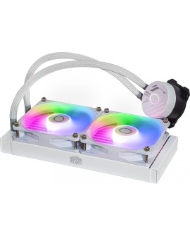 COOLER MASTER CHŁODZENIE WODNE CPU MASTERLIQUID 240L CORE ARGB BIAŁE MLW-D24M-A18PZ-RW