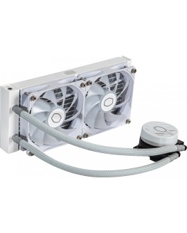 COOLER MASTER CHŁODZENIE WODNE CPU MASTERLIQUID 240L CORE ARGB BIAŁE MLW-D24M-A18PZ-RW
