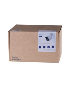 Synology Camera BC500, Bullet , 5 MP, 2.8 mm, H.264/H.265, MicroSD (up to 128 GB), White, IP67