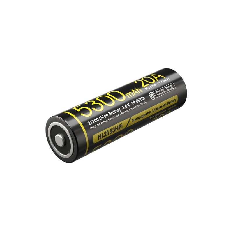 Nitecore NL2153HPI bateria do użytku domowego Bateria do ponownego naładowania 21700 Litowo-jonowa (Li-Ion)