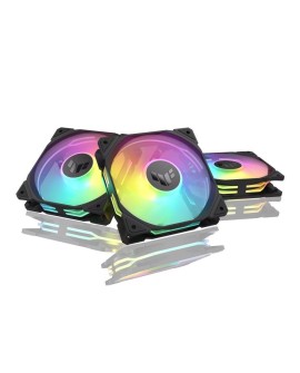 ASUS TUF GAMING TR120 ARGB 3IN1 Black Obudowa komputera Chłodnica powietrza 12 cm Czarny