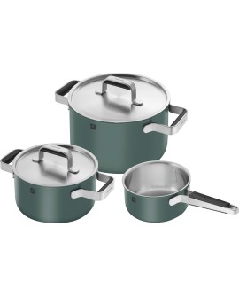 ZWILLING PURE Zestaw 3 garnków