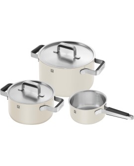 ZWILLING PURE Zestaw 3 garnków