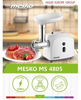 Mesko Home MS 4805 maszynka do mielenia 600 W Biały