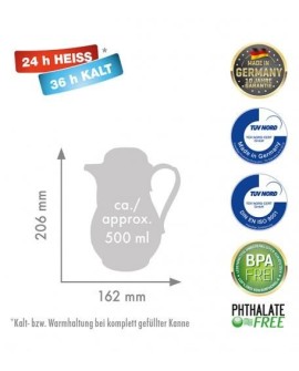 ROTPUNKT DZBANEK TERMOS, 0,5 L, IVORY (ECRU) 530IV