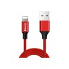 Kabel Baseus Yiven CALYW-A09 (USB 2.0 - Lightning 1,8m kolor czerwony)