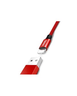 Kabel Baseus Yiven CALYW-A09 (USB 2.0 - Lightning 1,8m kolor czerwony)