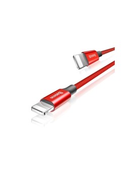 Kabel Baseus Yiven CALYW-A09 (USB 2.0 - Lightning 1,8m kolor czerwony)