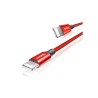 Kabel Baseus Yiven CALYW-A09 (USB 2.0 - Lightning 1,8m kolor czerwony)