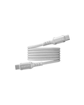 Kabel magnetyczny Havit Typ C-Typ C CB6297 (biały)