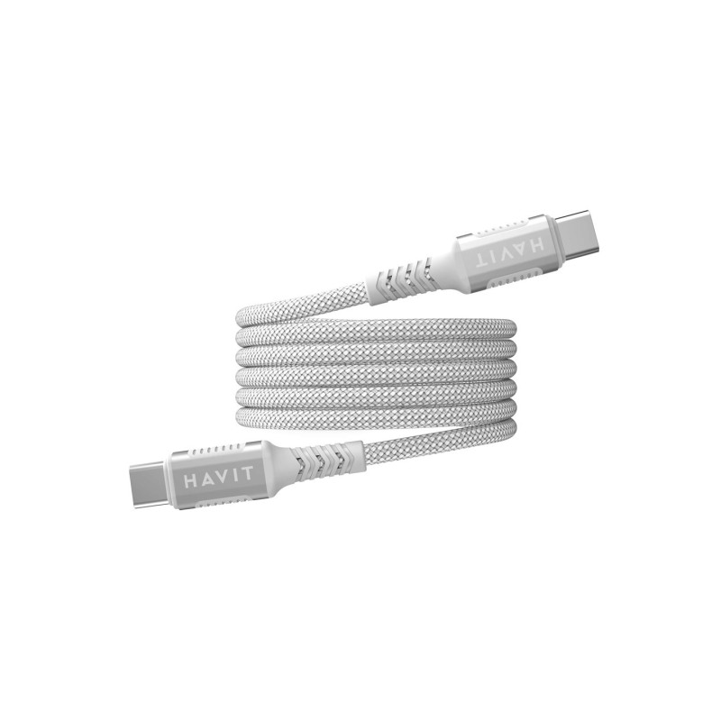 Kabel magnetyczny Havit Typ C-Typ C CB6297 (biały)