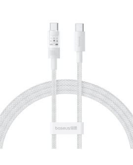 Kabel Baseus Gem Typ C-Typ C 100W 1m (biały)