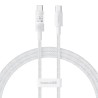 Kabel Baseus Gem Typ C-Typ C 100W 1m (biały)