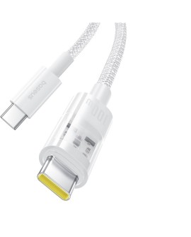 Kabel Baseus Gem Typ C-Typ C 100W 1m (biały)