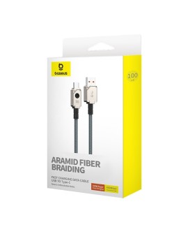 Kabel Baseus Unbreakable USB-USB C 100W 1m (biały)