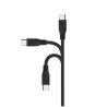 SOMOSTEL KABEL TYP-C POWERLINE FAST CHARGE 3.1A 2M SMS-BT02 CZARNY