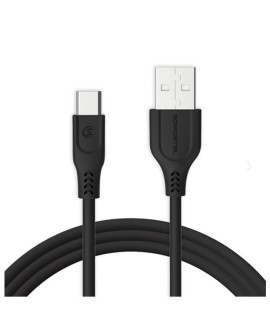 SOMOSTEL KABEL TYP-C POWERLINE FAST CHARGE 3.1A 2M SMS-BT02 CZARNY