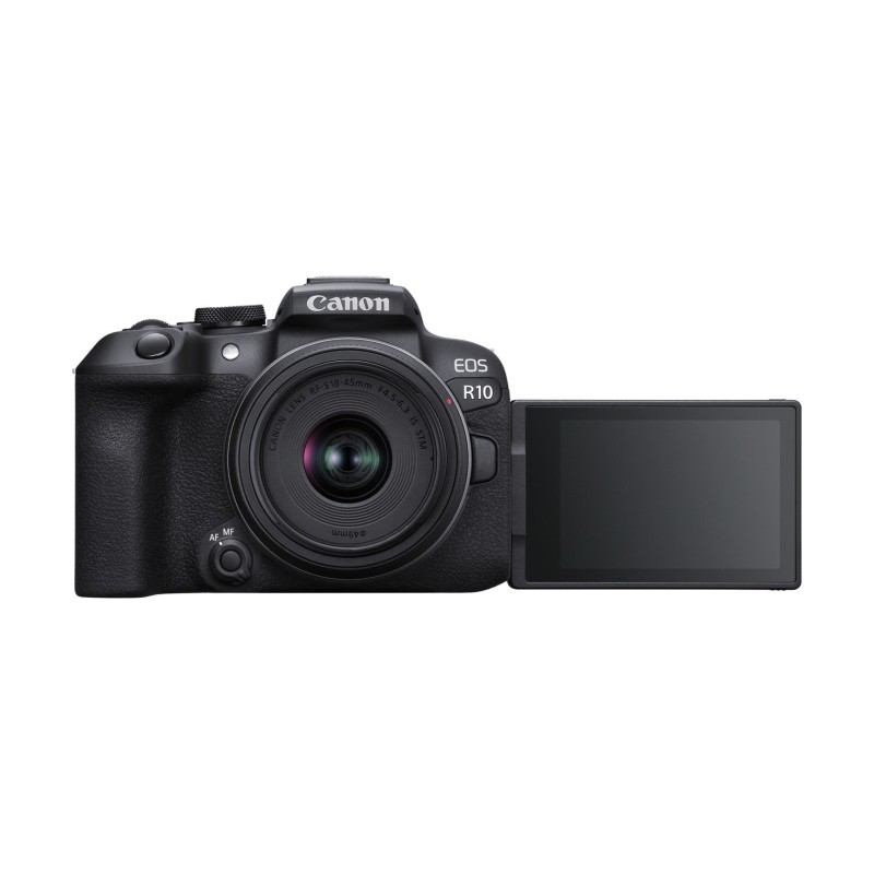 Canon EOS R10 + RF-S 18-45mm F4.5-6.3 IS STM Bezlusterkowiec 24,2 MP CMOS 6000 x 4000 px Czarny