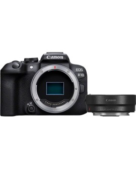 Canon EOS R10 + RF-S 18-45mm F4.5-6.3 IS STM Bezlusterkowiec 24,2 MP CMOS 6000 x 4000 px Czarny