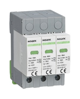 Ograniczniki przepięć Noark 111760 Ex9UEP1+2 6.25R 3P 1000 EU