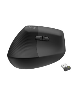 Logitech Lift for Business myszka Biuro Po lewej stronie RF Wireless + Bluetooth Optyczny 4000 DPI