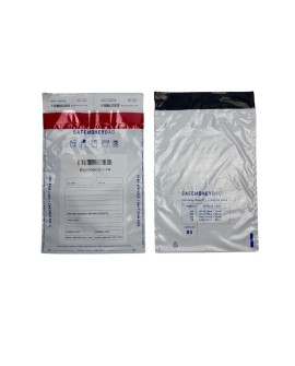 SAFEMONEYBAG Koperty bezpiecznie depozytowe transparent B5 190mmx260mm+35mm 100 szt w opakowaniu