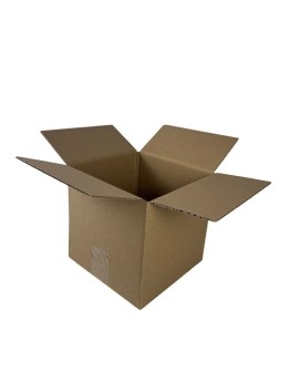 KARTON KLAPOWY, pudełko zrobione z tektury 3W 3 warstwowej, kolor szaro/brązowy, 200X150X80mm 320G/M2 30 SZTUK