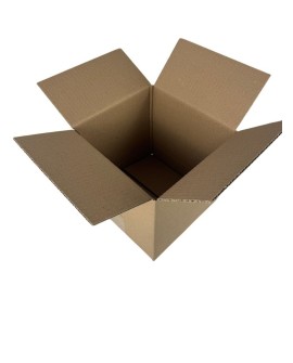 KARTON KLAPOWY, pudełko zrobione z tektury 3W 3 warstwowej, kolor szaro/brązowy, 200X150X80mm 320G/M2 30 SZTUK