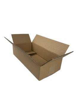 KARTON KLAPOWY, pudełko zrobione z tektury 3W 3 warstwowej, kolor szaro/brązowy, 200X150X80mm 320G/M2 30 SZTUK